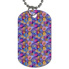 Multicolored Circles And Spots Dog Tag (two Sides) by SychEva