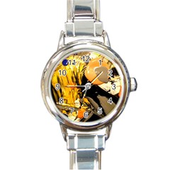 Before The Easter-1-1 Round Italian Charm Watch by bestdesignintheworld