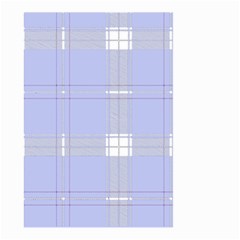 Lighblu Plaid Small Garden Flag (two Sides)