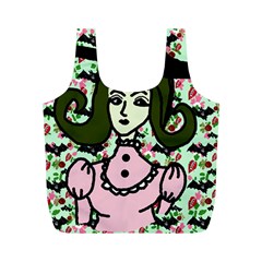 Wicked Witch Wall Full Print Recycle Bag (m) by snowwhitegirl