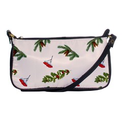 Rowan Branches And Spruce Branches Shoulder Clutch Bag