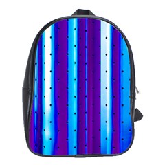 Warped Stripy Dots School Bag (xl)