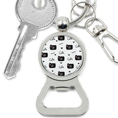 Cute Cameras Doodles Hand Drawn Bottle Opener Key Chain by Sapixe