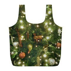 Christmas Tree Decoration Photo Full Print Recycle Bag (l) by dflcprintsclothing