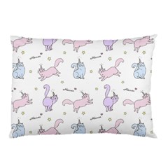 Unicorn Cats Pattern 2 Pillow Case by Littlebird