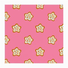 Cookies Pattern Pink Medium Glasses Cloth (2 Sides) by Littlebird