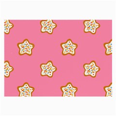 Cookies Pattern Pink Large Glasses Cloth by Littlebird