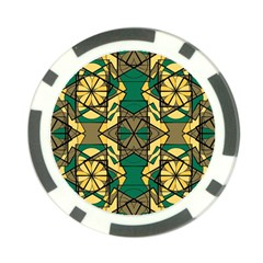 Abstract Pattern Geometric Backgrounds   Poker Chip Card Guard