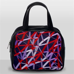 3d Lovely Geo Lines Vii Classic Handbag (one Side) by Uniqued