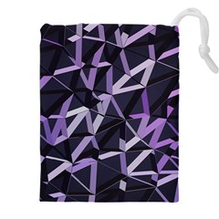 3d Lovely Geo Lines Vi Drawstring Pouch (5xl)