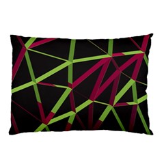 3d Lovely Geo Lines X Pillow Case by Uniqued