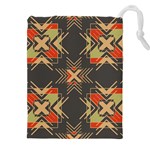 Abstract geometric design    Drawstring Pouch (5XL) Front