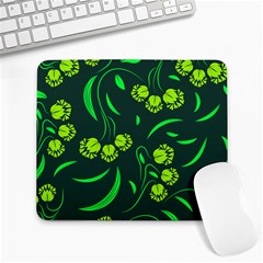 Folk Flowers Print Floral Pattern Ethnic Art Large Mousepads by Eskimos