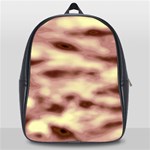 Pink  Waves Flow Series 10 School Bag (Large) Front