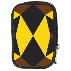 Abstract Pattern Geometric Backgrounds   Compact Camera Leather Case by Eskimos