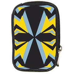 Abstract Pattern Geometric Backgrounds   Compact Camera Leather Case by Eskimos