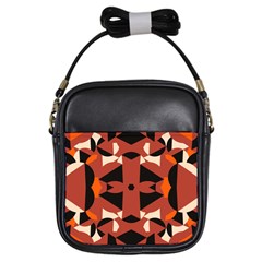 Abstract Pattern Geometric Backgrounds   Girls Sling Bag by Eskimos