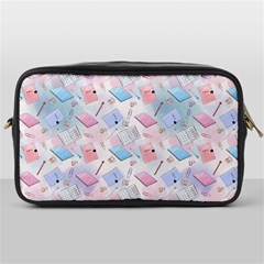 Notepads Pens And Pencils Toiletries Bag (one Side) by SychEva