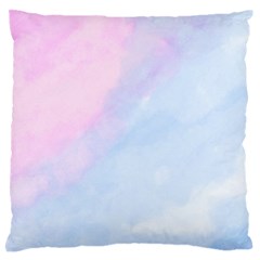 Watercolor Clouds2 Large Flano Cushion Case (one Side)