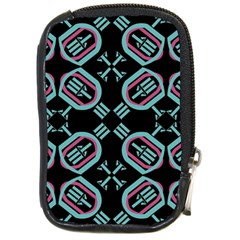 Abstract Pattern Geometric Backgrounds   Compact Camera Leather Case by Eskimos