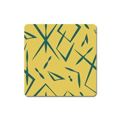 Abstract Pattern Geometric Backgrounds   Square Magnet by Eskimos