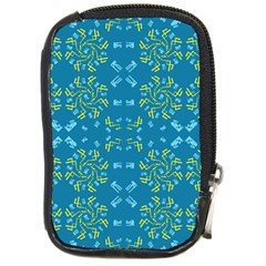 Abstract Pattern Geometric Backgrounds   Compact Camera Leather Case by Eskimos