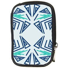 Abstract Pattern Geometric Backgrounds   Compact Camera Leather Case by Eskimos