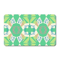 Abstract Pattern Geometric Backgrounds   Magnet (rectangular) by Eskimos