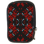 Abstract pattern geometric backgrounds   Compact Camera Leather Case Front