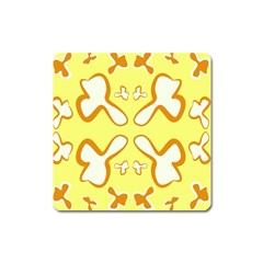 Abstract Pattern Geometric Backgrounds   Square Magnet by Eskimos