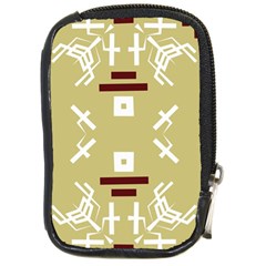 Abstract Pattern Geometric Backgrounds   Compact Camera Leather Case by Eskimos