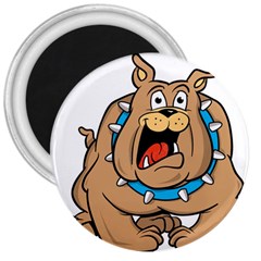 Bulldog-cartoon-illustration-11650862 3  Magnets by jellybeansanddinosaurs