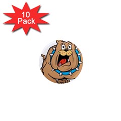 Bulldog-cartoon-illustration-11650862 1  Mini Magnet (10 Pack)  by jellybeansanddinosaurs