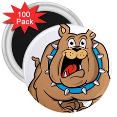 Bulldog-cartoon-illustration-11650862 3  Magnets (100 Pack) by jellybeansanddinosaurs