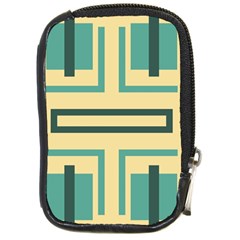 Abstract Pattern Geometric Backgrounds   Compact Camera Leather Case by Eskimos