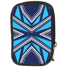 Abstract Pattern Geometric Backgrounds  Compact Camera Leather Case by Eskimos