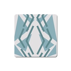 Abstract Pattern Geometric Backgrounds Square Magnet by Eskimos