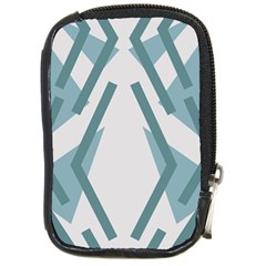 Abstract Pattern Geometric Backgrounds Compact Camera Leather Case by Eskimos