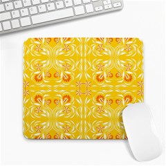 Folk Flowers Print Floral Pattern Ethnic Art Large Mousepads by Eskimos