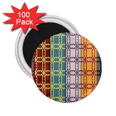 Grungy Vintage Patterns 2 25  Magnets (100 Pack)  by artworkshop