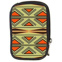 Abstract Pattern Geometric Backgrounds Compact Camera Leather Case by Eskimos