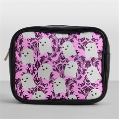 Pink Ghosts Mini Toiletries Bag (one Side) by NerdySparkleGoth