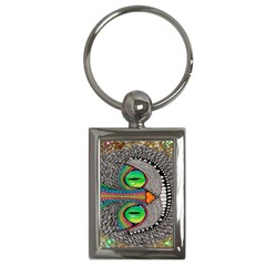 Alice In Wonderland Cat Key Chain (rectangle) by artworkshop