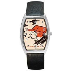 Catcher In The Rye Barrel Style Metal Watch by artworkshop