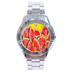 Watermelon Stainless Steel Analogue Watch by artworkshop