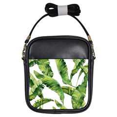 Sheets Tropical Plant Palm Summer Exotic Girls Sling Bag by artworkshop