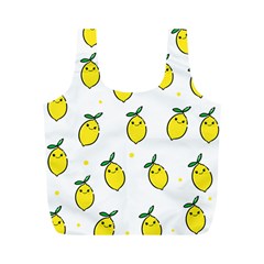 Pattern Lemon Texture Full Print Recycle Bag (m) by artworkshop