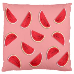 Water Melon Red Standard Flano Cushion Case (one Side)