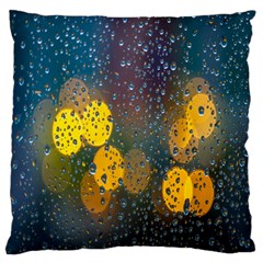 Bokeh Large Flano Cushion Case (two Sides)