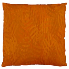 Orange Standard Flano Cushion Case (two Sides)